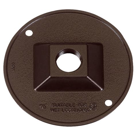 round cover for electrical box|round exterior electrical box covers.